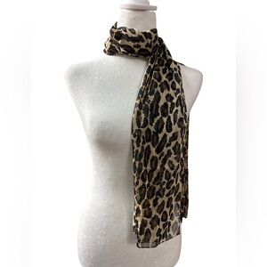 Leopard print ladies long scarf🐆